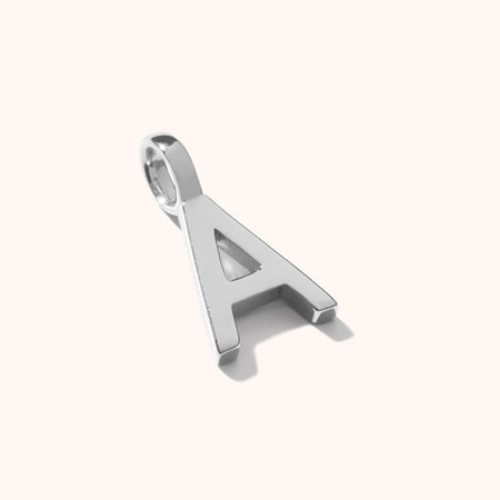 Letter Pendant Silver